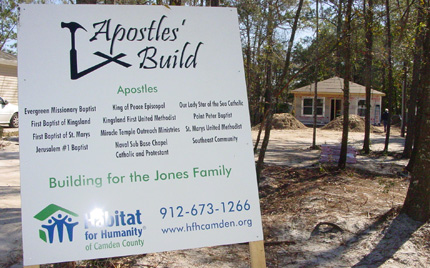 The Jones' family home is taking shape