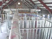 Ductwork over the day care side of the building