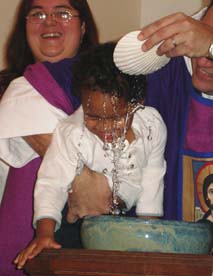 Colby is baptized