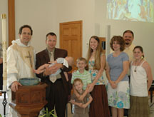 Ayden's baptism