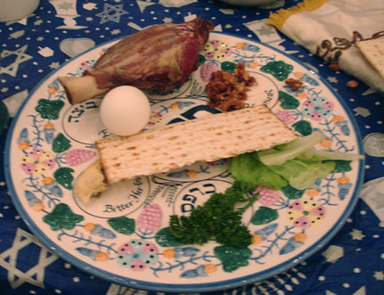 the seder plate