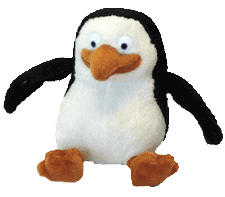 Madagascar penguin plush toy