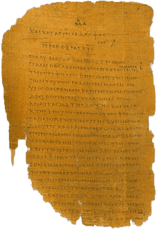 ancient papyrus text of Revelation